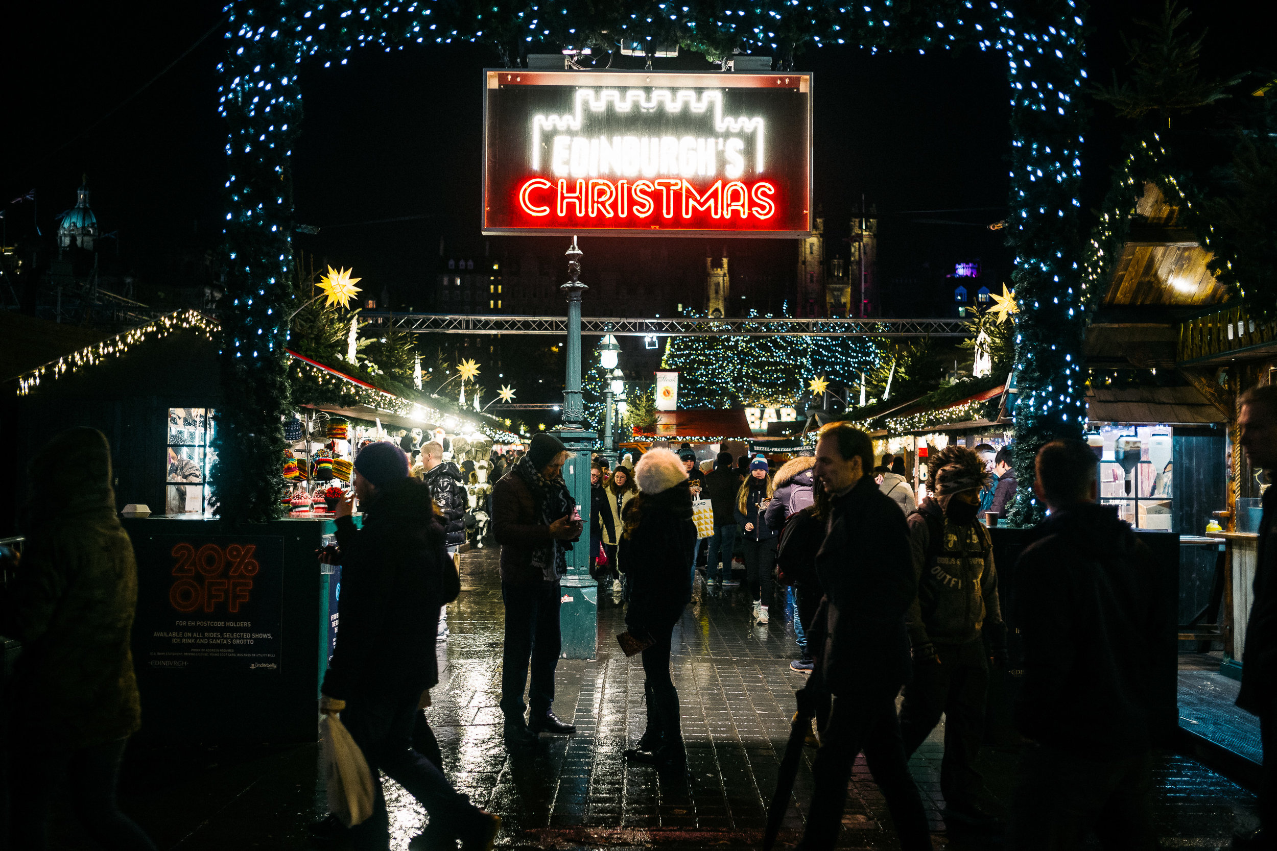  The Edinburgh Christmas Market, a magical place where it all happened at .. 