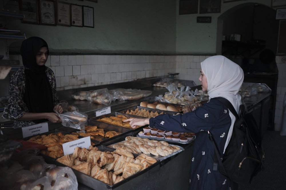  We also found this (first of two) old school bakery in one of their town centres. It sells Malay pastries and bread the old-school way. 