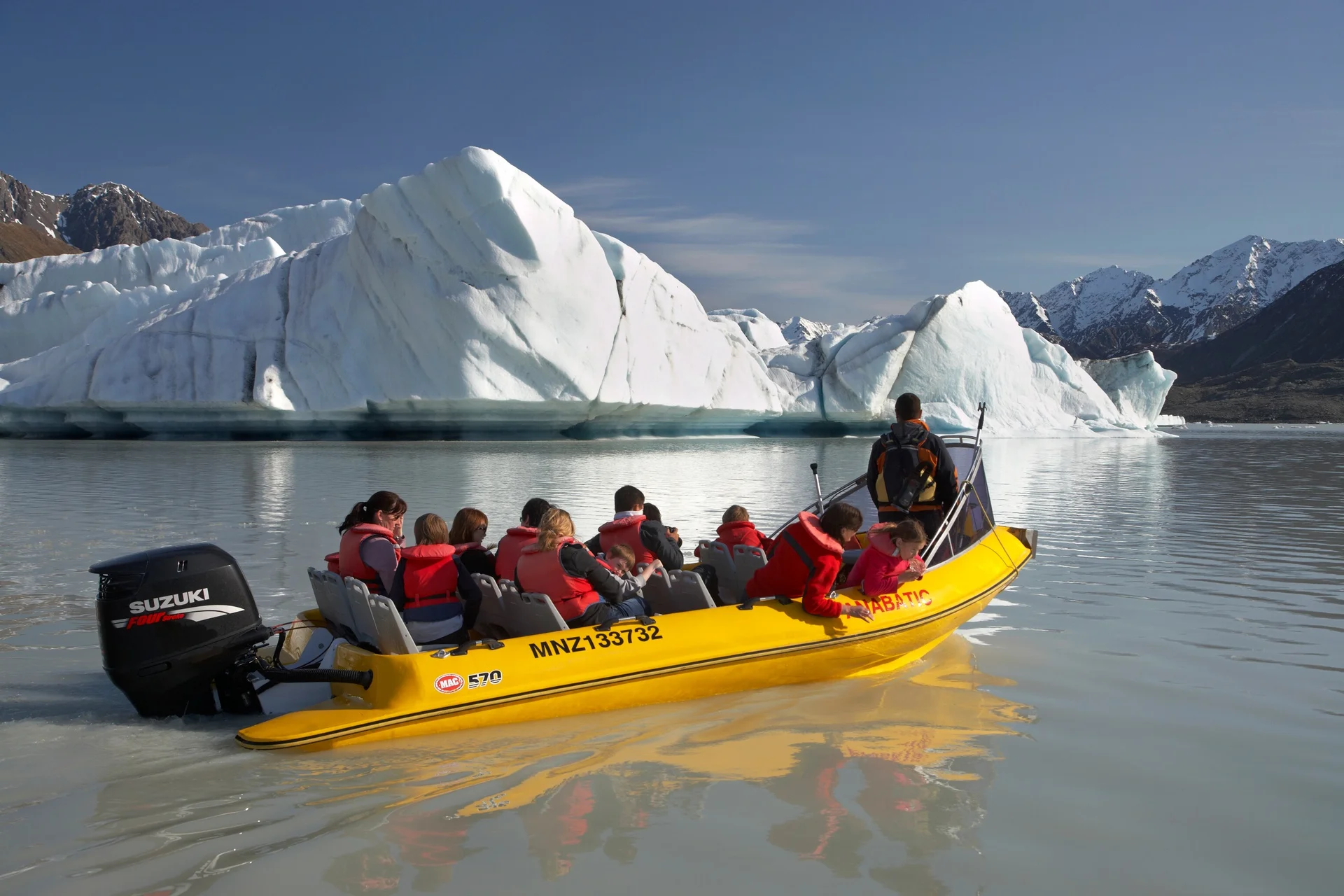 EXPLORE THE TASMAN GLACIER BY BOAT