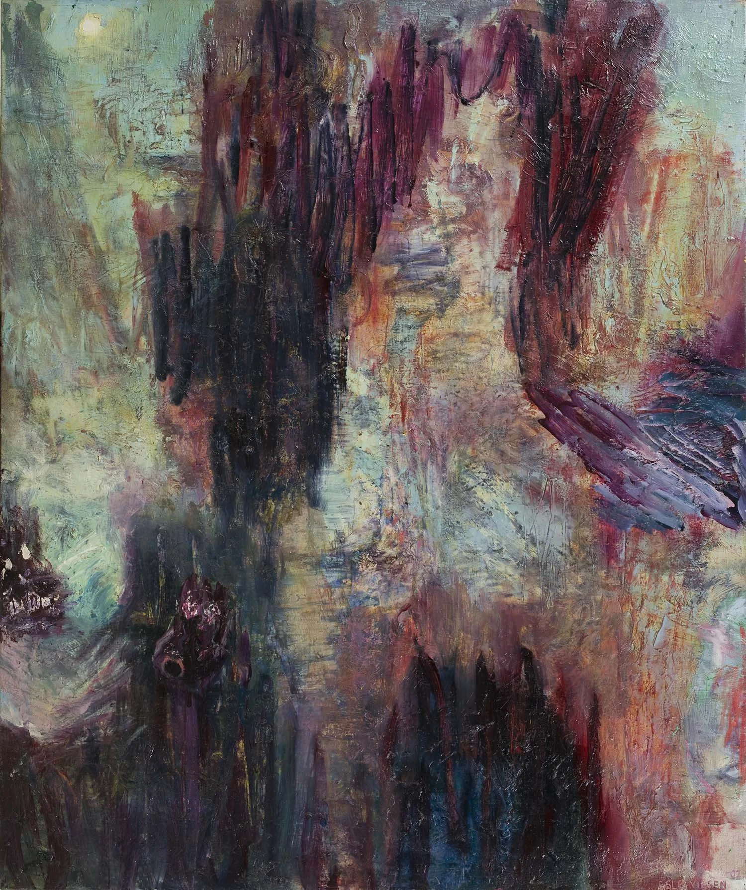 Oil on canvas. 220 x 200 cm