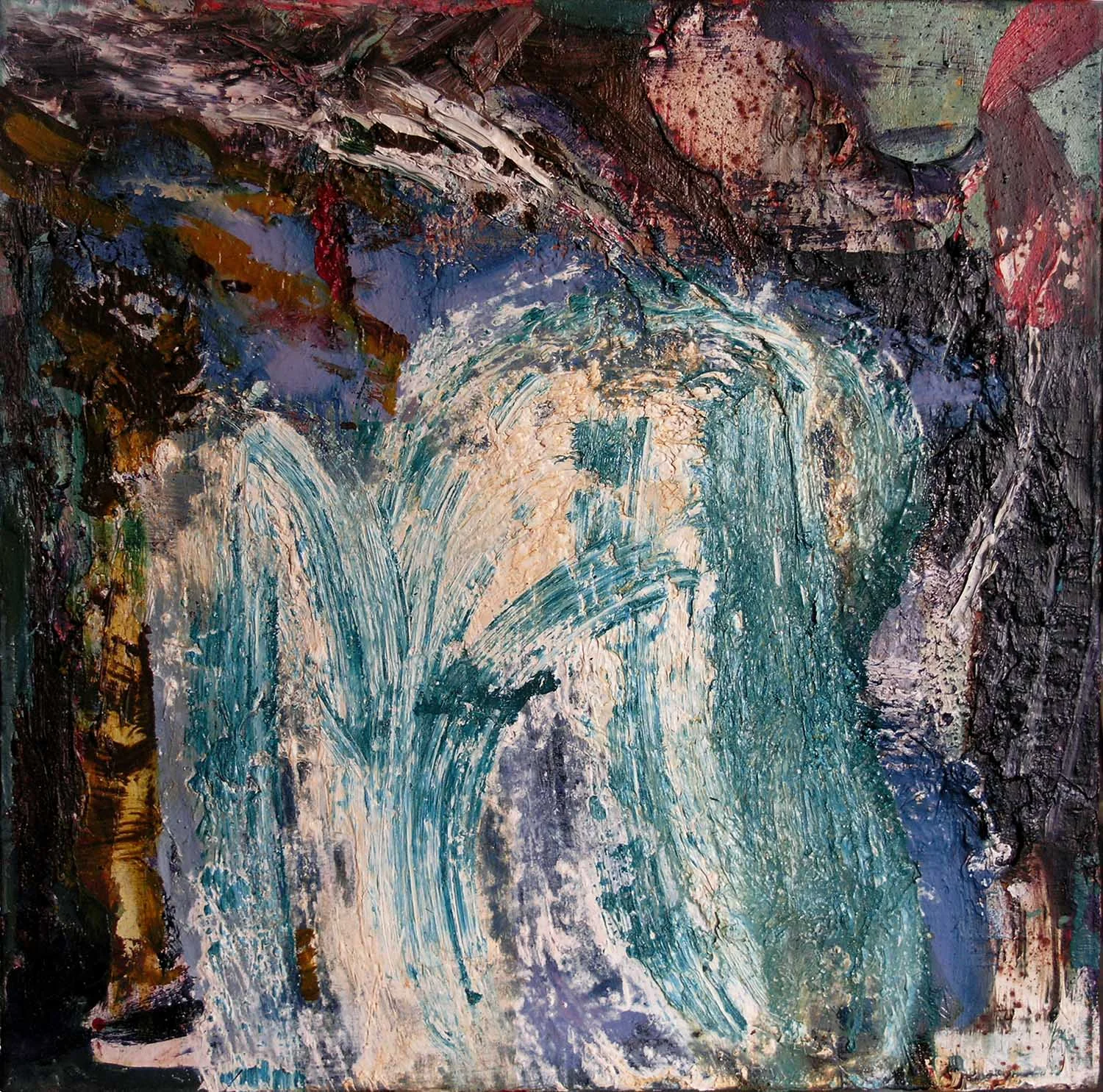 Figure in landscape