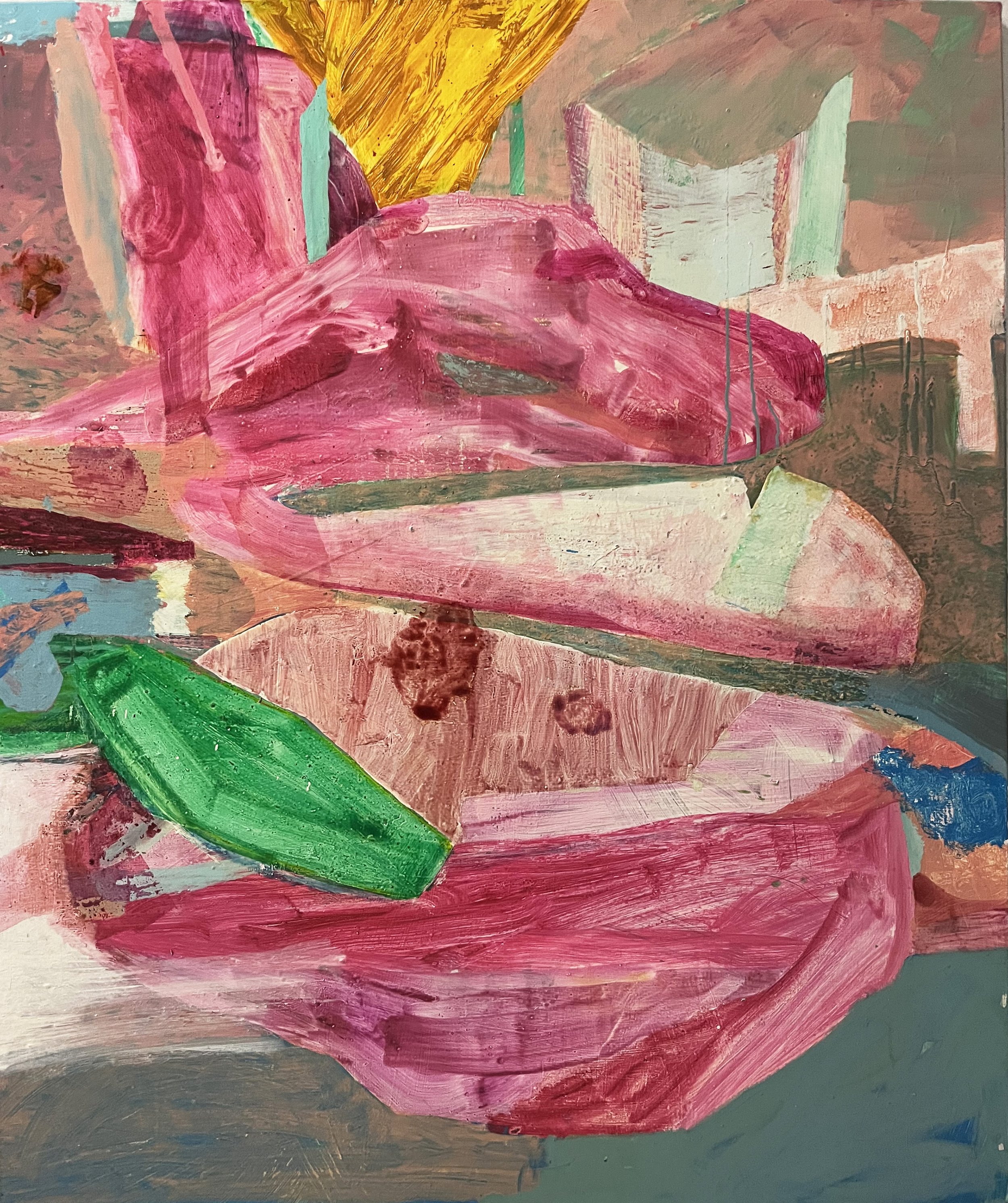 Oil on canvas. 2025 100 × 85 cm