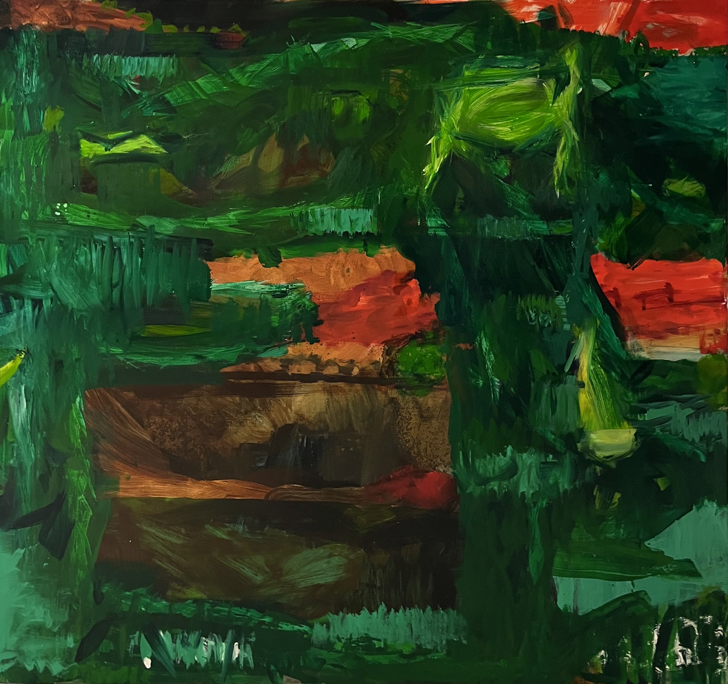 Oil on canvas. 2025 170 × 170 cm