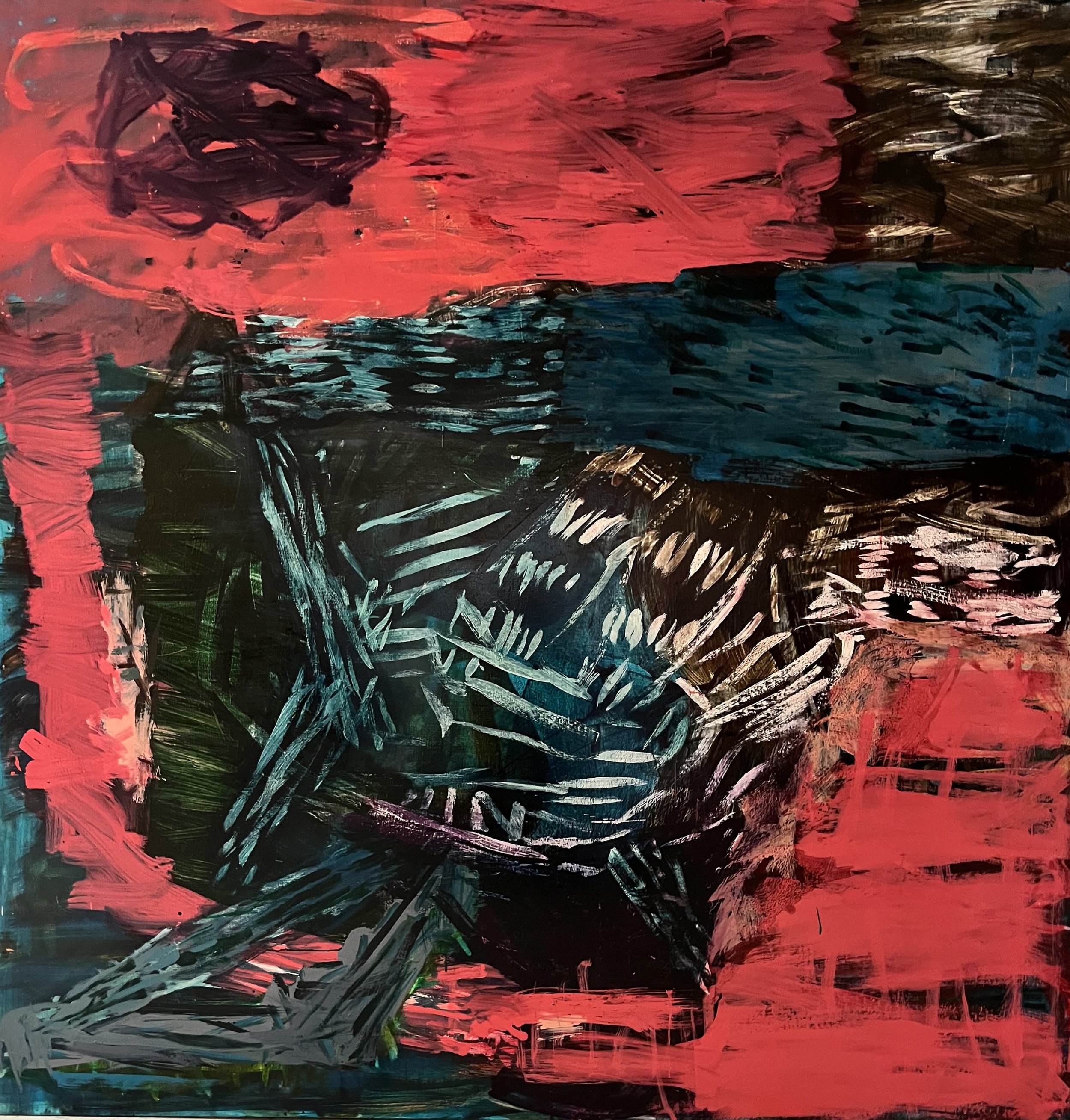 Oil on canvas. 2025 170 × 170 cm