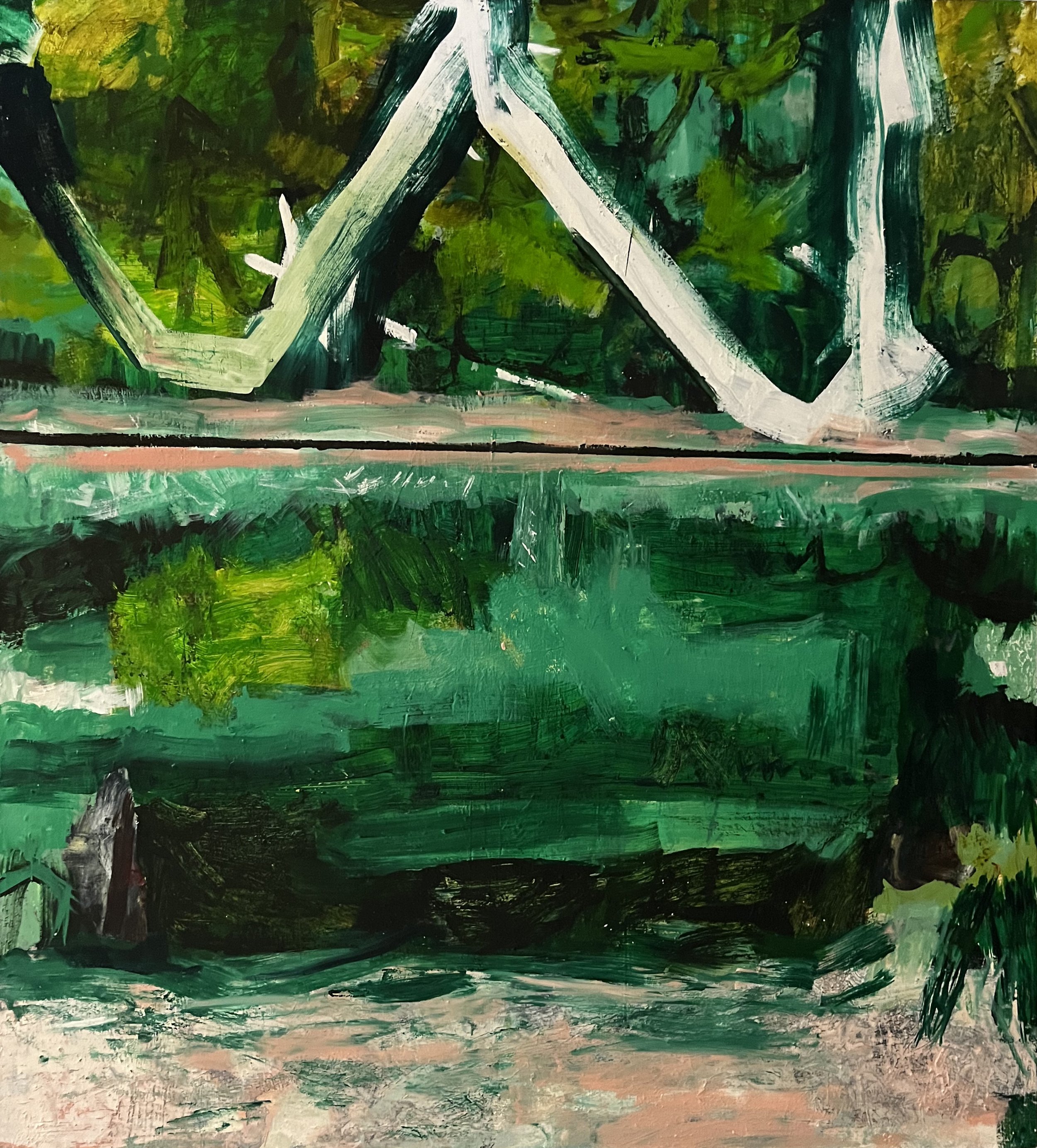 Oil on canvas. 2025 H: 200 x W: 180 cm