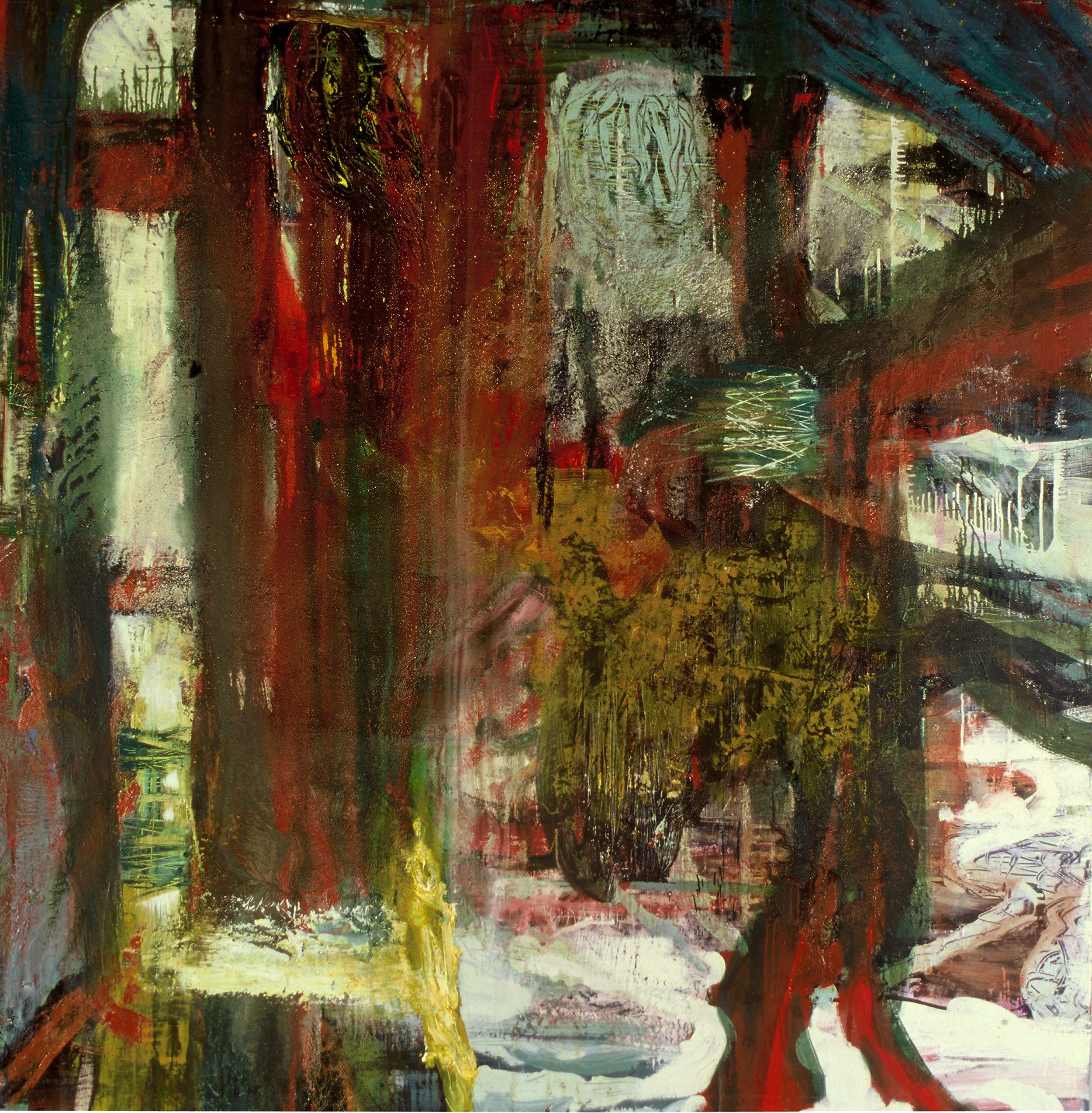 Oil on canvas. 180 × 170 cm