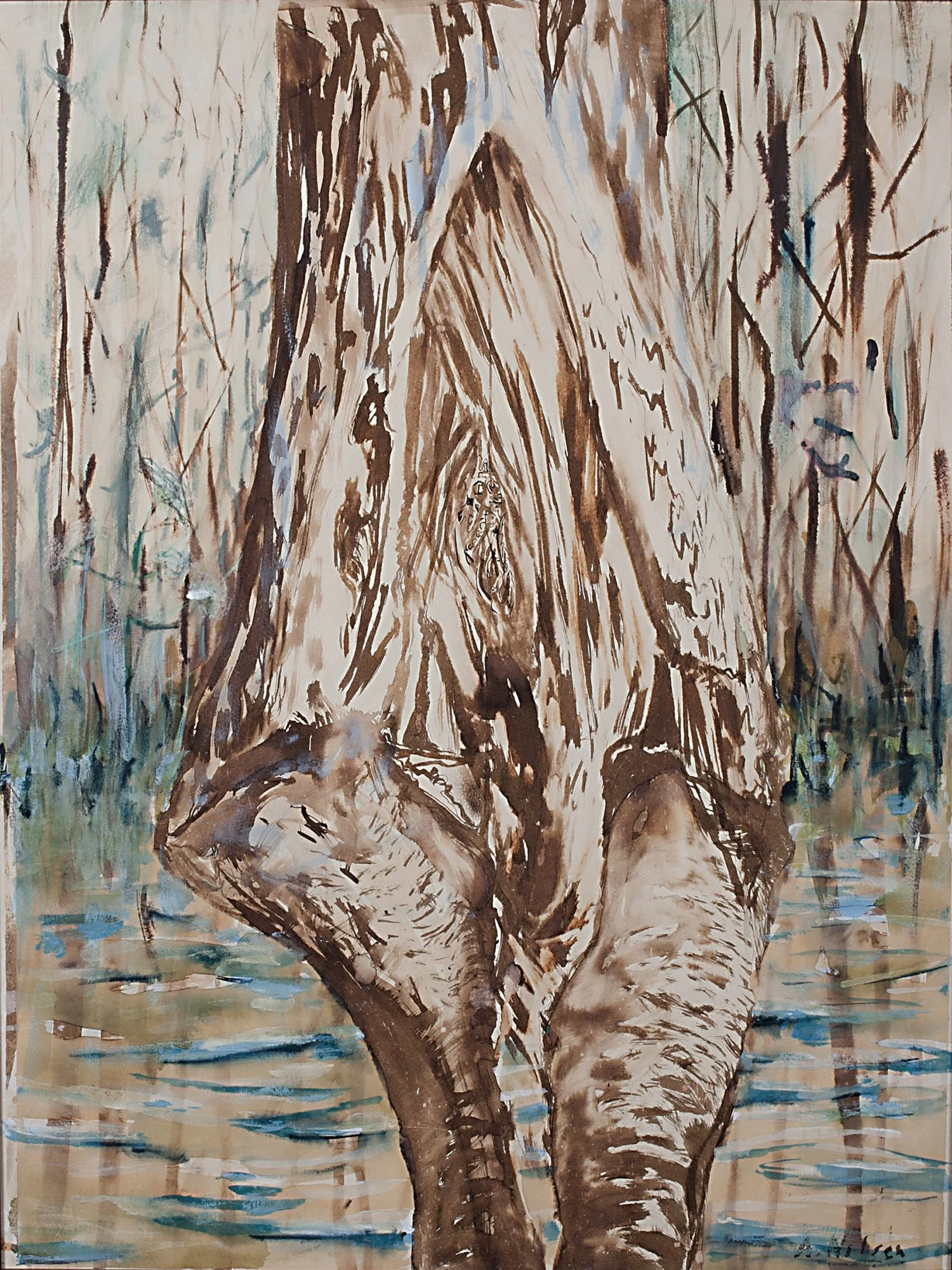  Ink on paper 2000  70 × 50 cm 