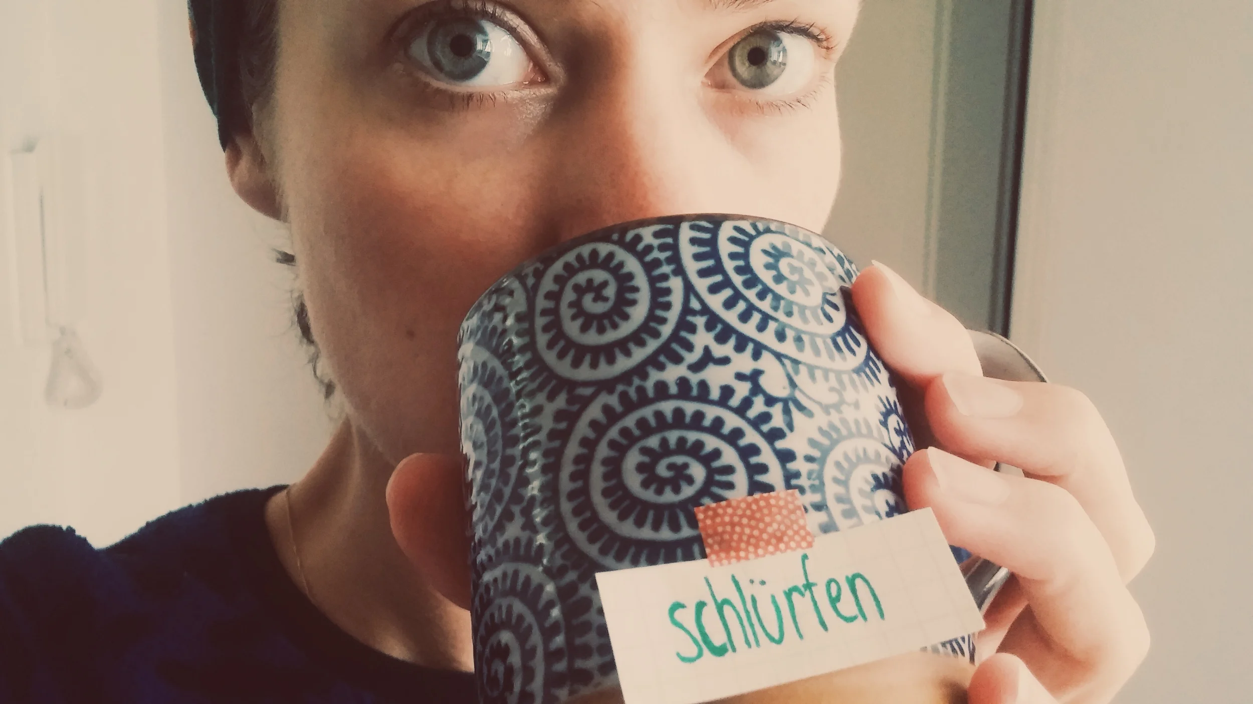 schlürfen