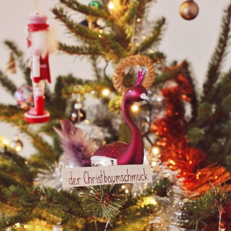 der Christbaumschmuck