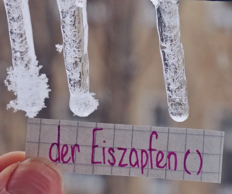 der Eiszapfen