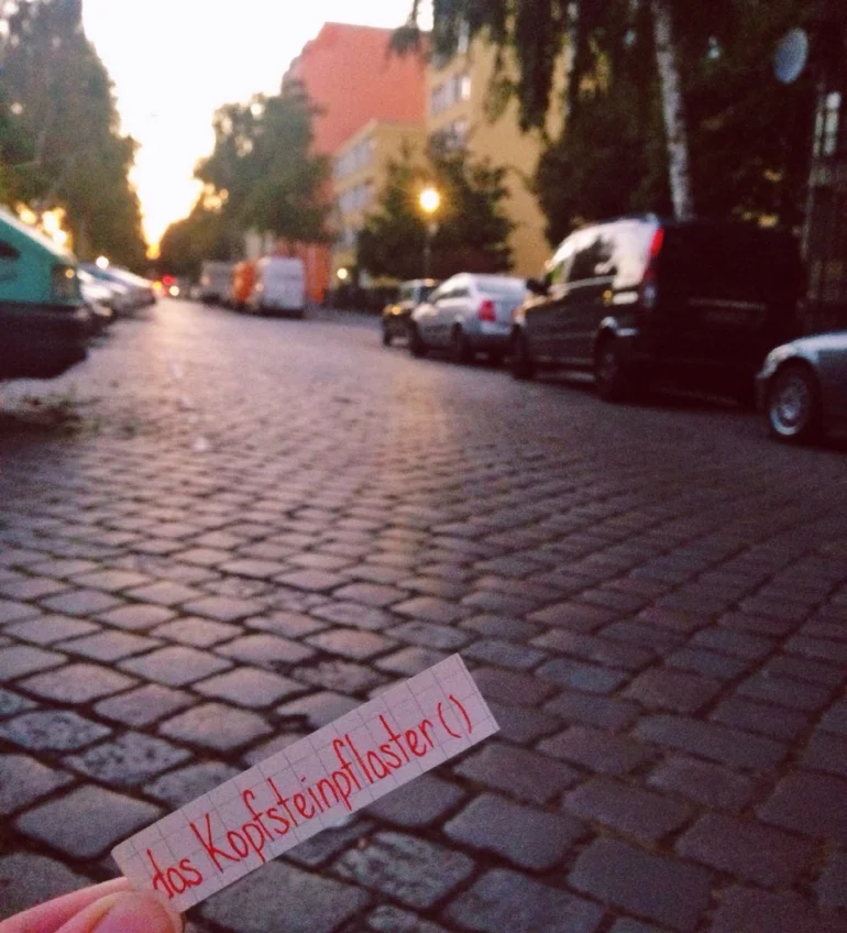 das Kopfsteinpflaster