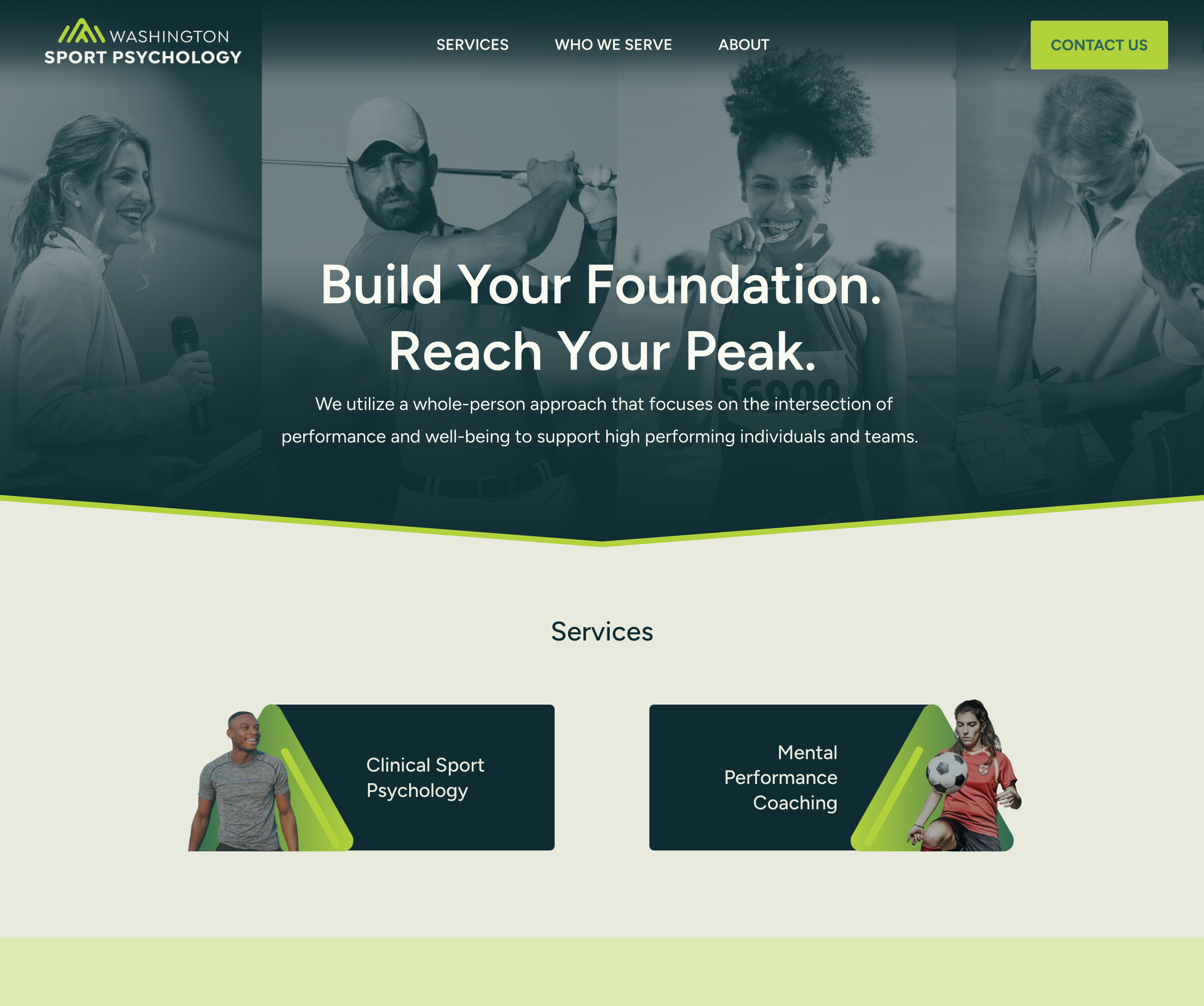 WASHINGTON SPORT PSYCHOLOGY