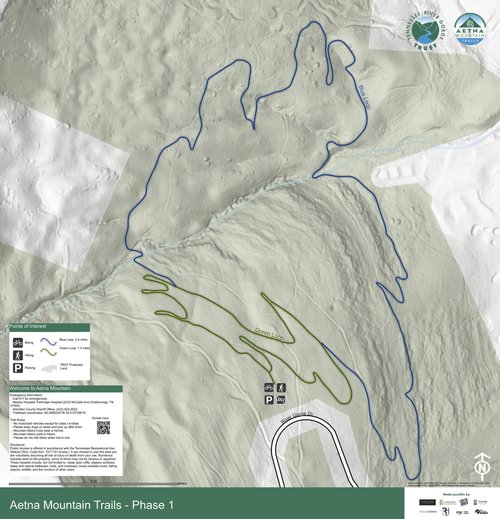 Aetna Mountain Biking Trails TRGT