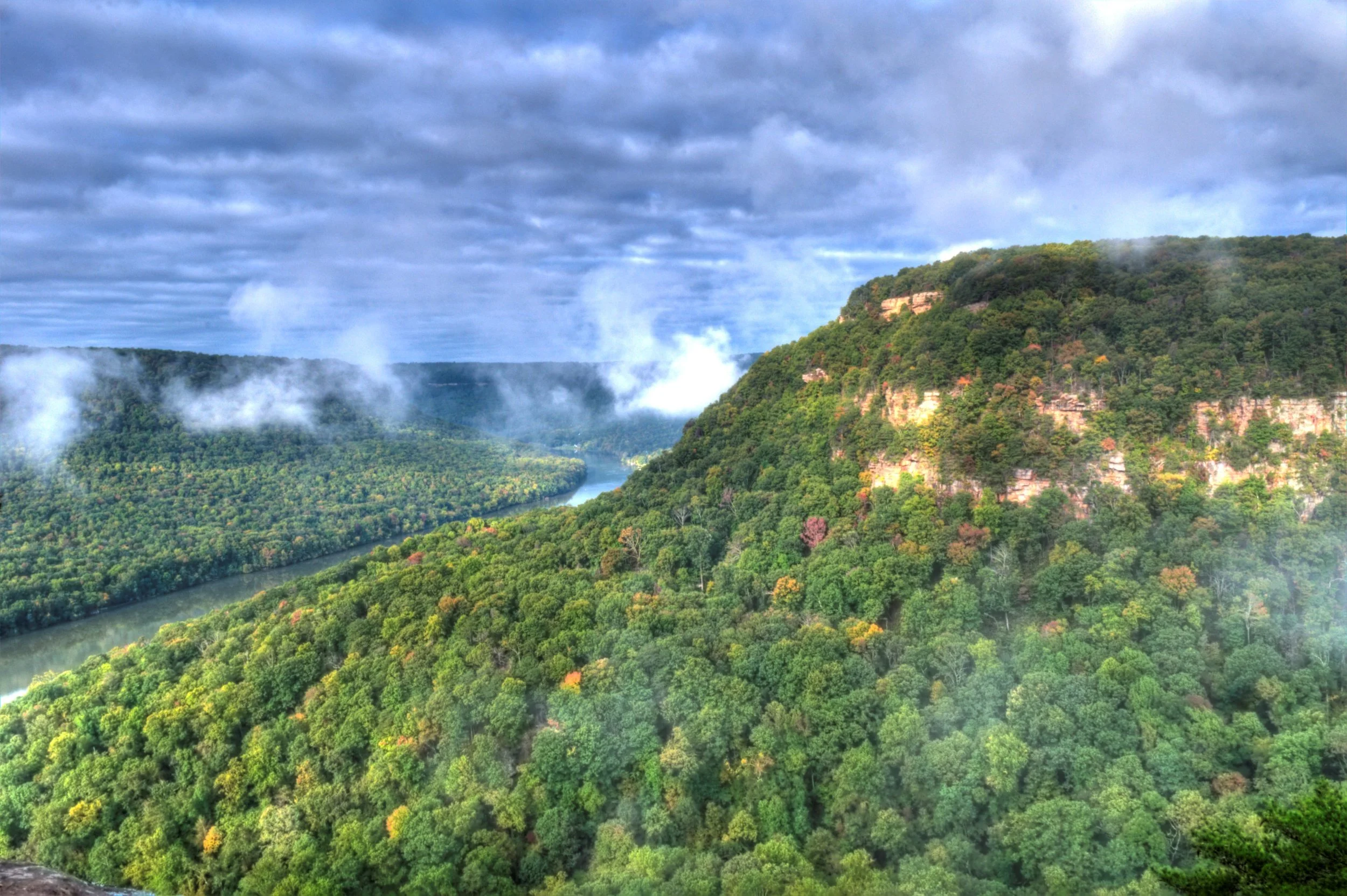 Edwards Point in the Tennessee River right outside of Chattanooga