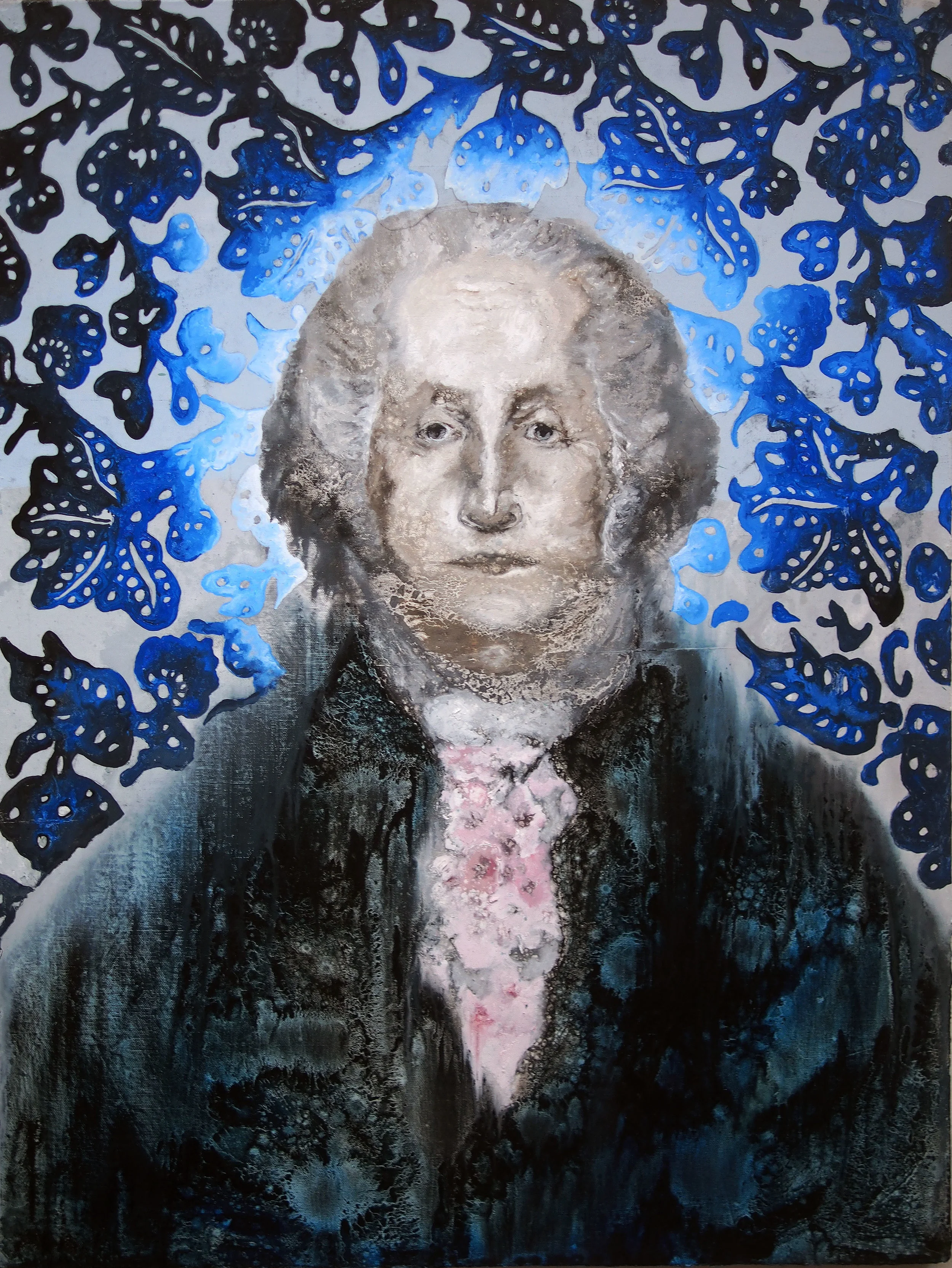 contemporary george washington painting