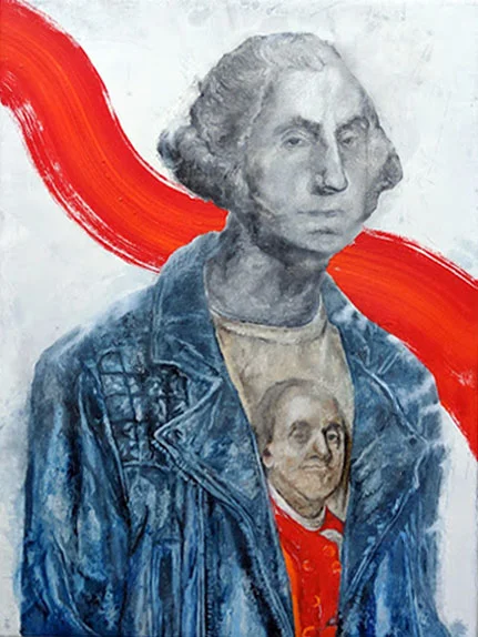 george washington ben franklin painting