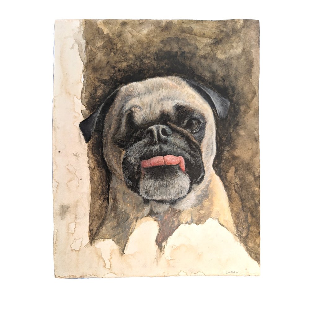 Gilbert Momo, Gouache on Masonic Mounted Paper. 10" x 14", 2019