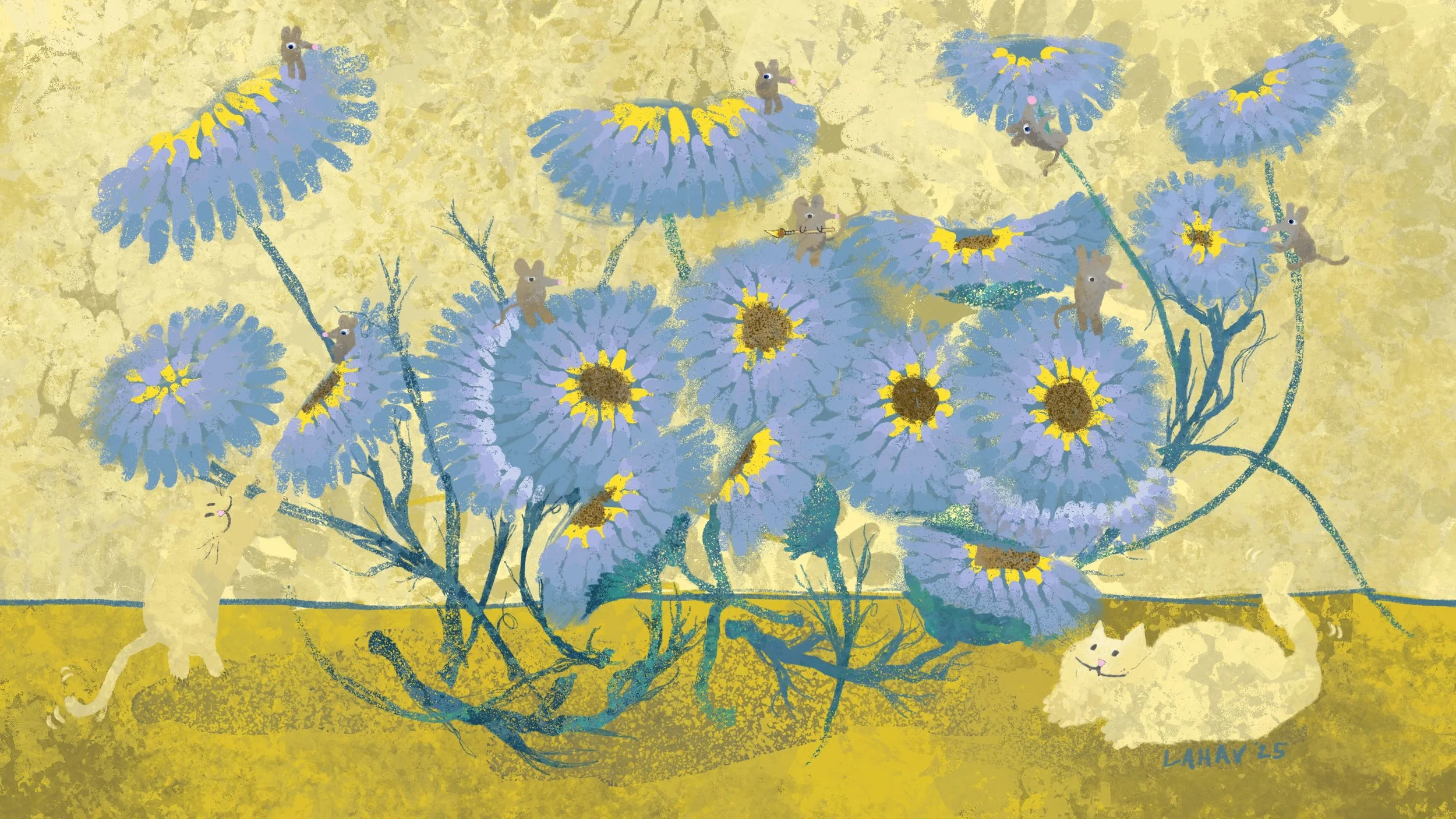 Blue Sunflower : Limited Edition