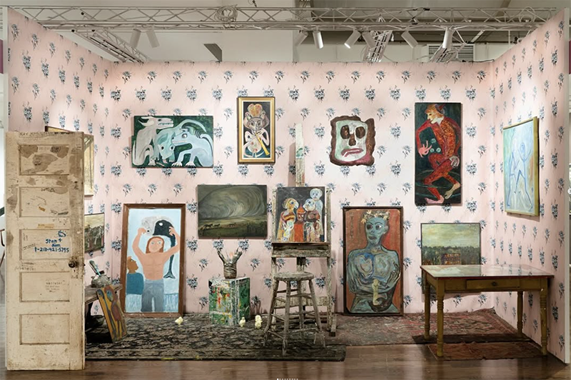 Jon Serl at Shrine Gallery, Outsider Art Fair 2026