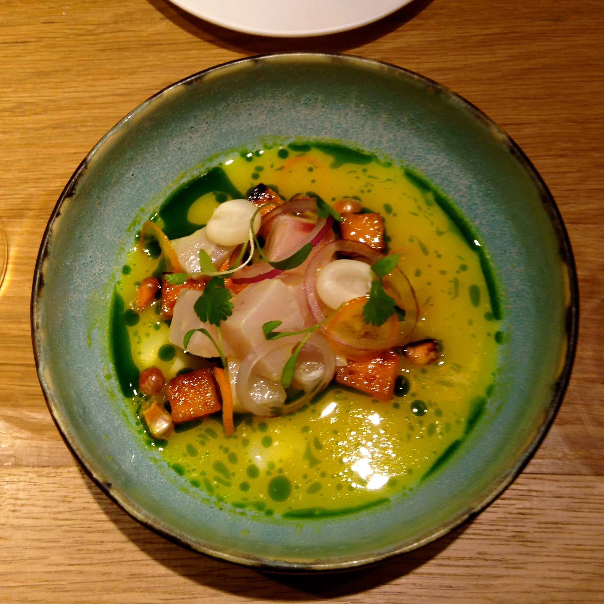 Neon food at Pakta, Barcelona