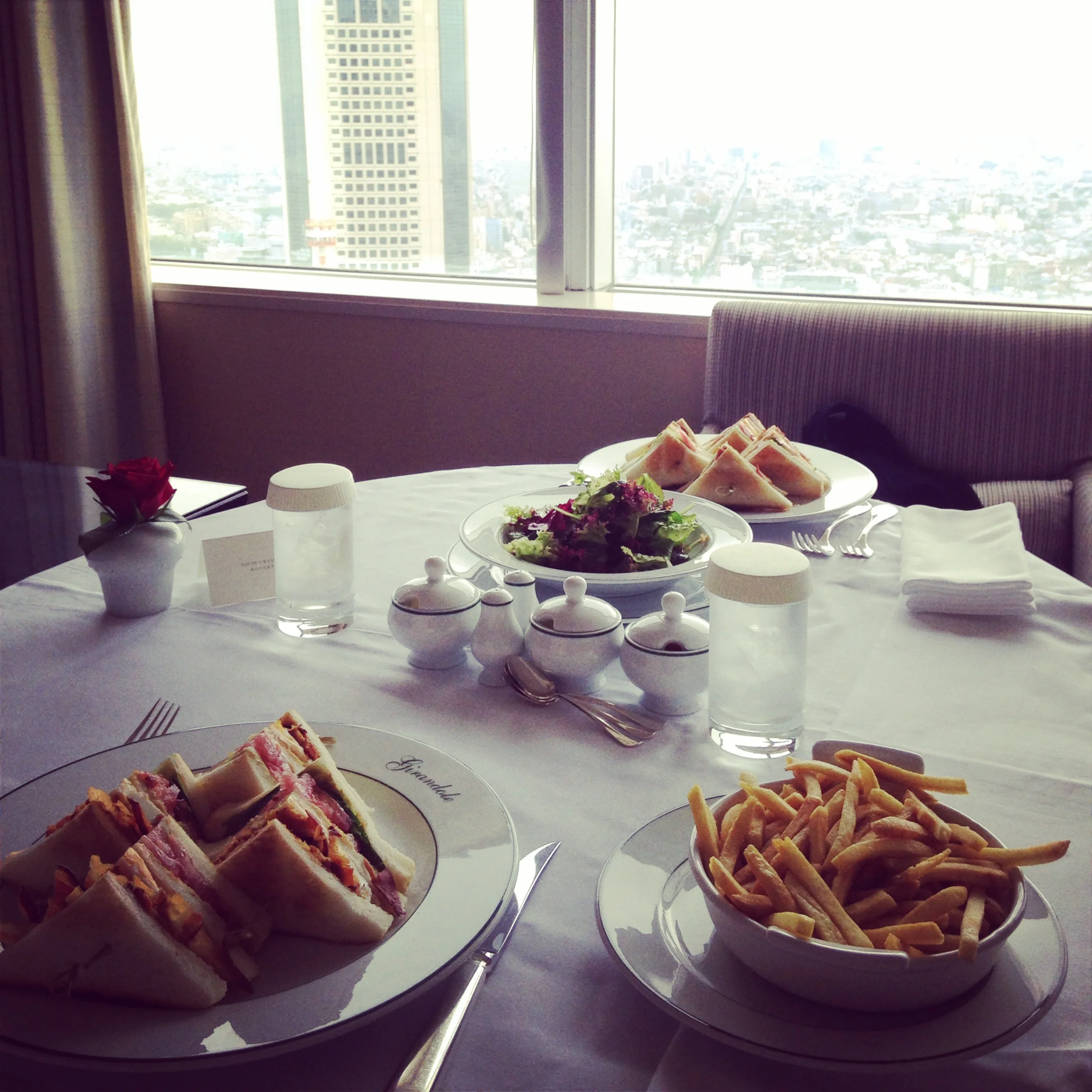 Club Sandwiches at Park Hyatt, Tokyo