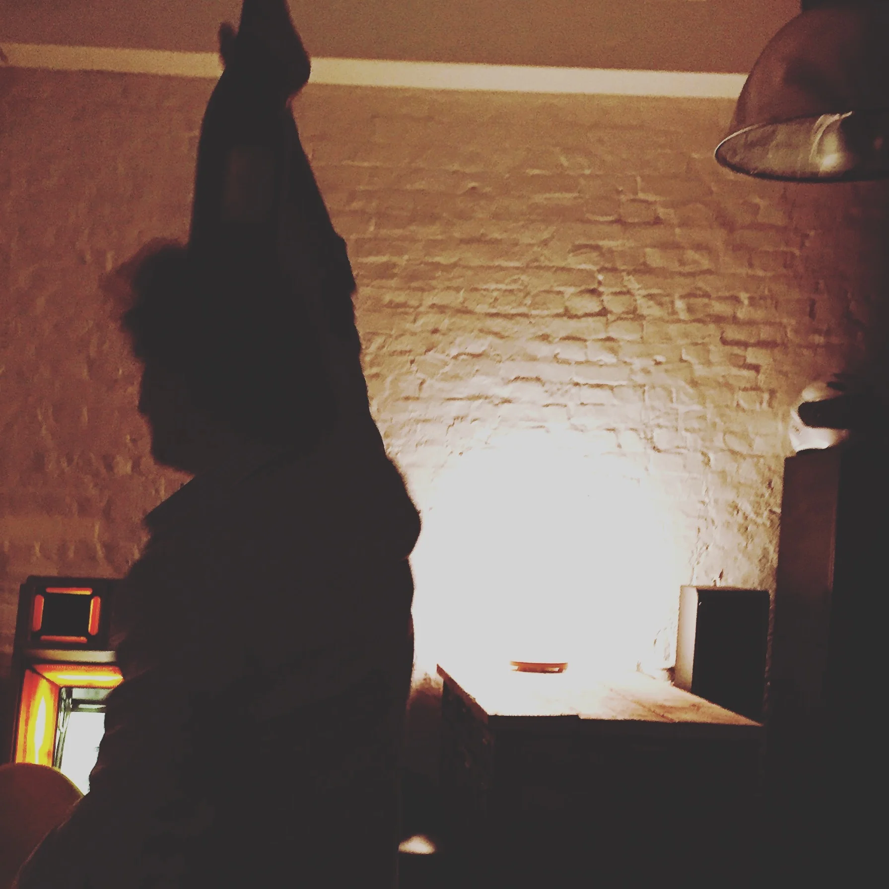 Winemaker Vincent Wallard dancing on Mon 16 May 2016.