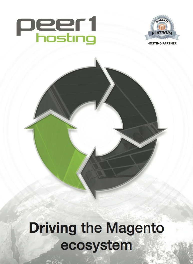 Cover for a brochure for an e-commerce brochure