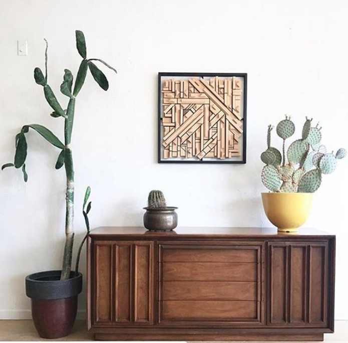 Infill wood mosaic