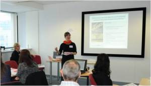 Carole and I discussing our work at a recent Knowledge Exchange Forum