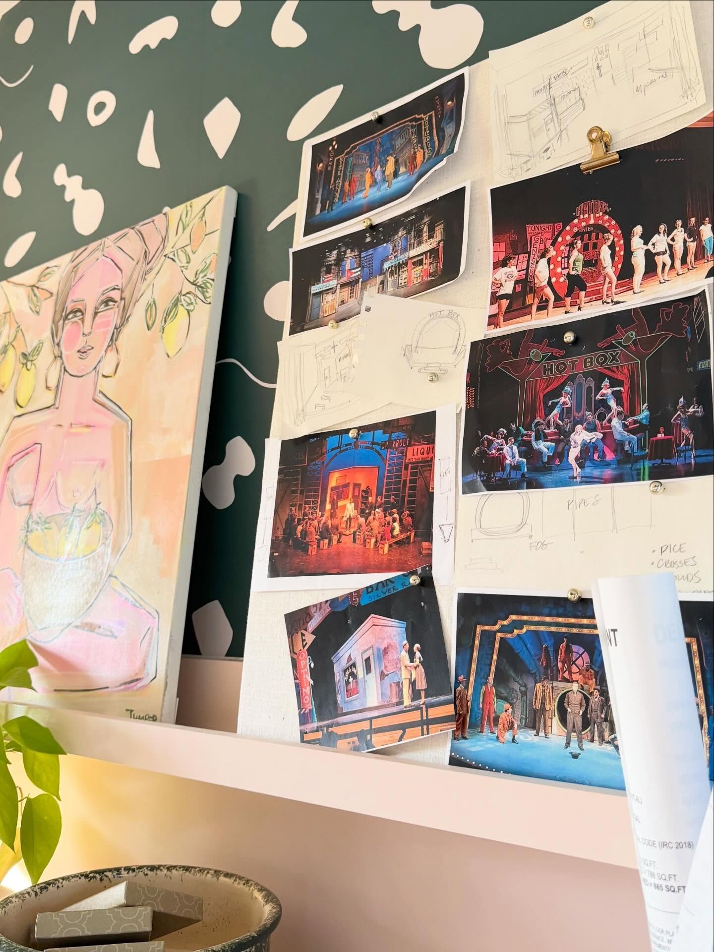 Guys and Dolls Jr. - This project has been pinned to my board since November and taken over my studio table for much of the first quarter of 2026. A most fulfilling creative pursuit supporting the set design and build for an astonishingly talented ca