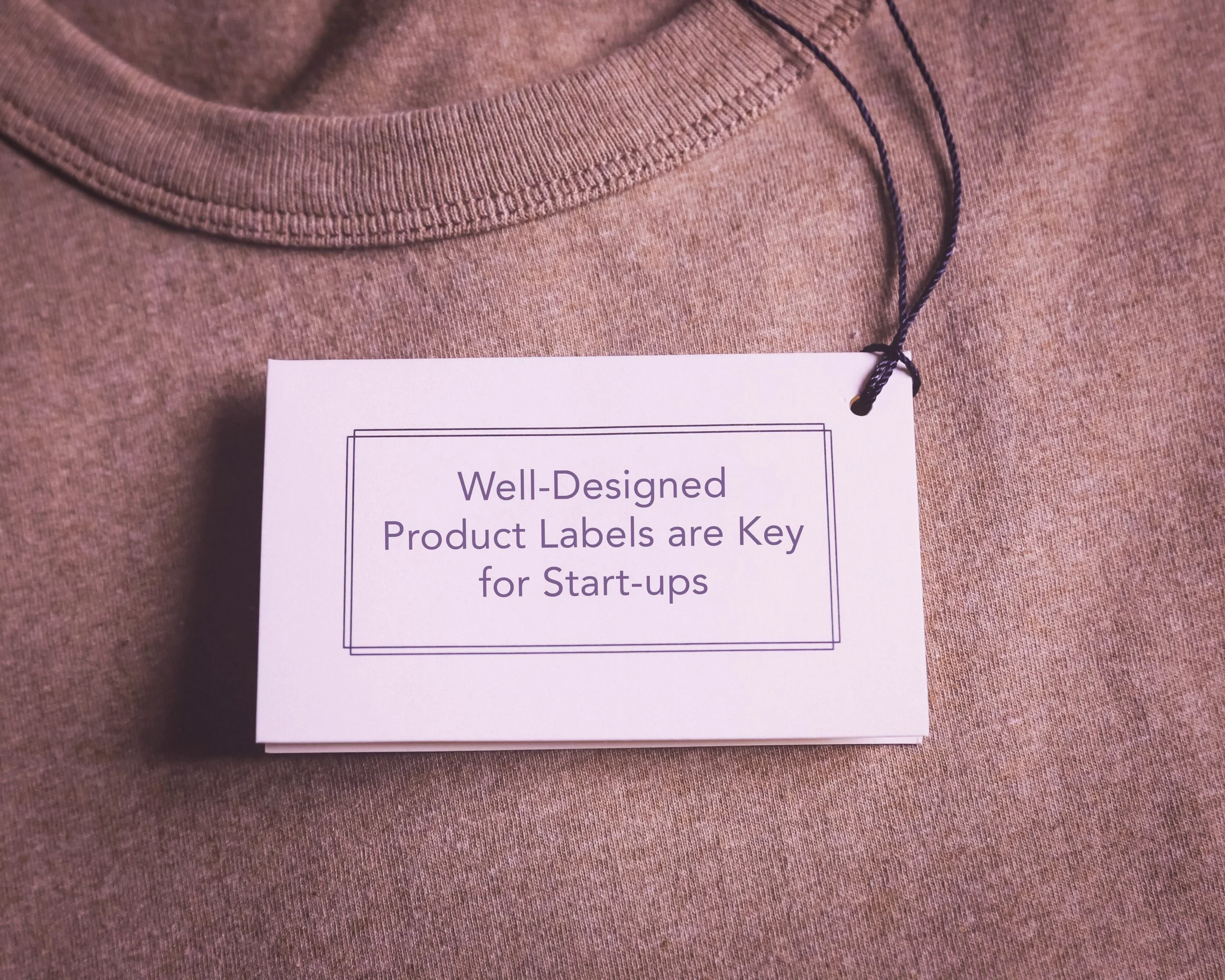 Well-designed product labels are key for start-ups 