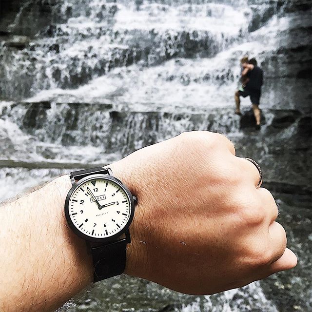 &quot;Always make time for adventure.&quot; Stoked to share that @shoreprojects just shared this photo from our hike in Grimes Glen yesterday! To see the post, and other adventures follow my personal account at @benjaminwoelk! #hiking #fingerlakes #e