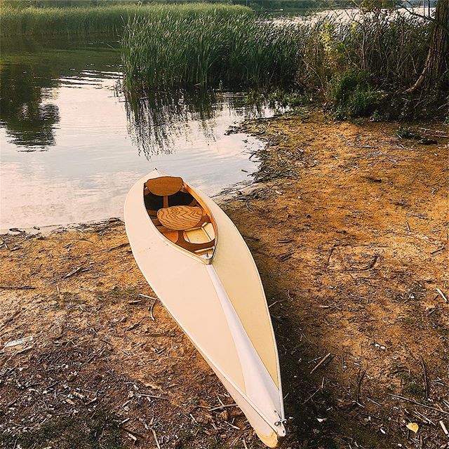 Slow Road meets Slow Row: meet &quot;Ivanhoe,&quot; our &quot;newest&quot; slow travel vessel. 🛶 We purchased this beauty on a backroad trip across Western New York last week! Ivanhoe (our nickname from a certain 🌙 kingdom) is a 1960s wood frame &q