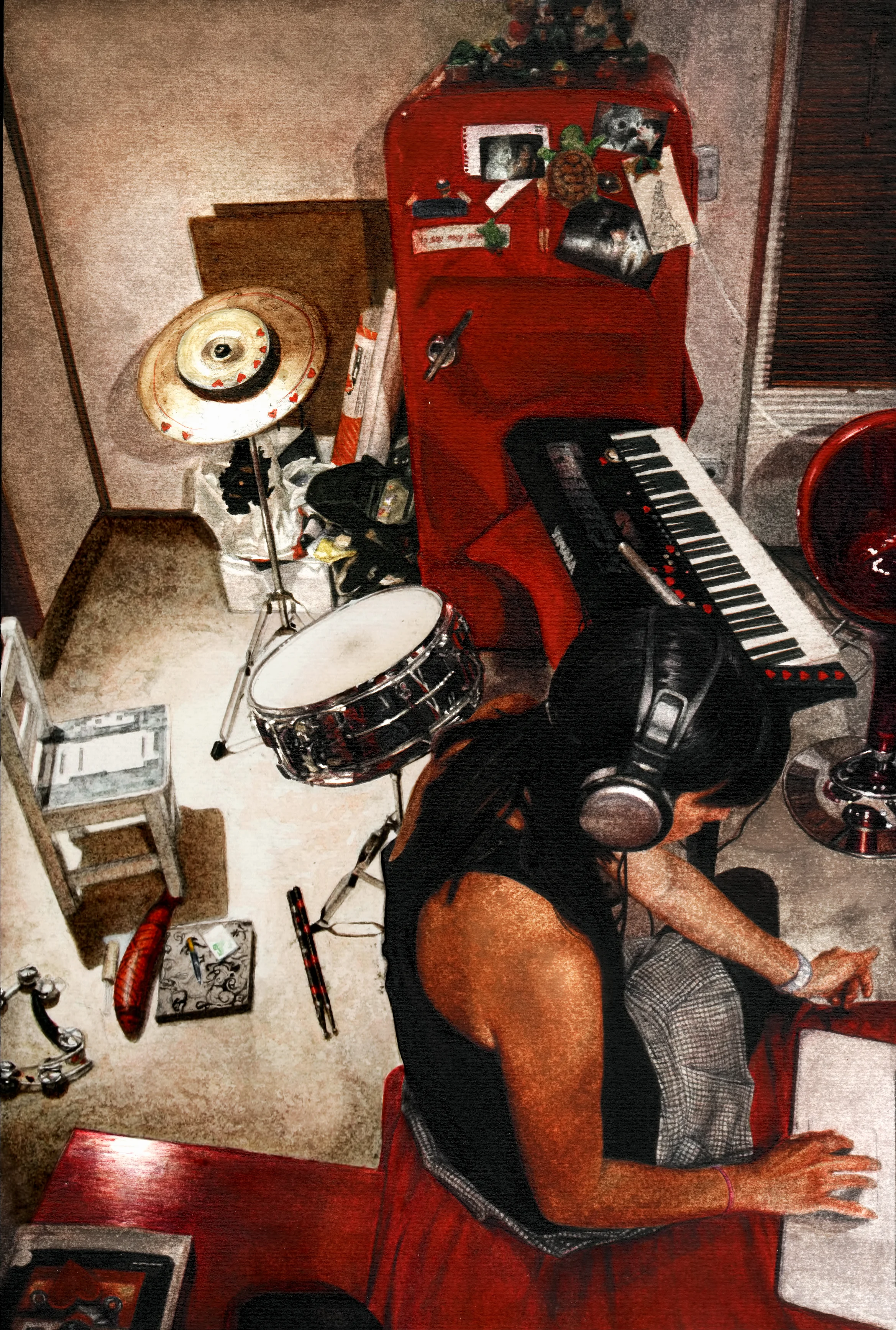  I disappear in your name.&nbsp; Watercolor on paper. 20 x 30 cms, 2008     CLICK TO ENLARGE / AGRANDAR   