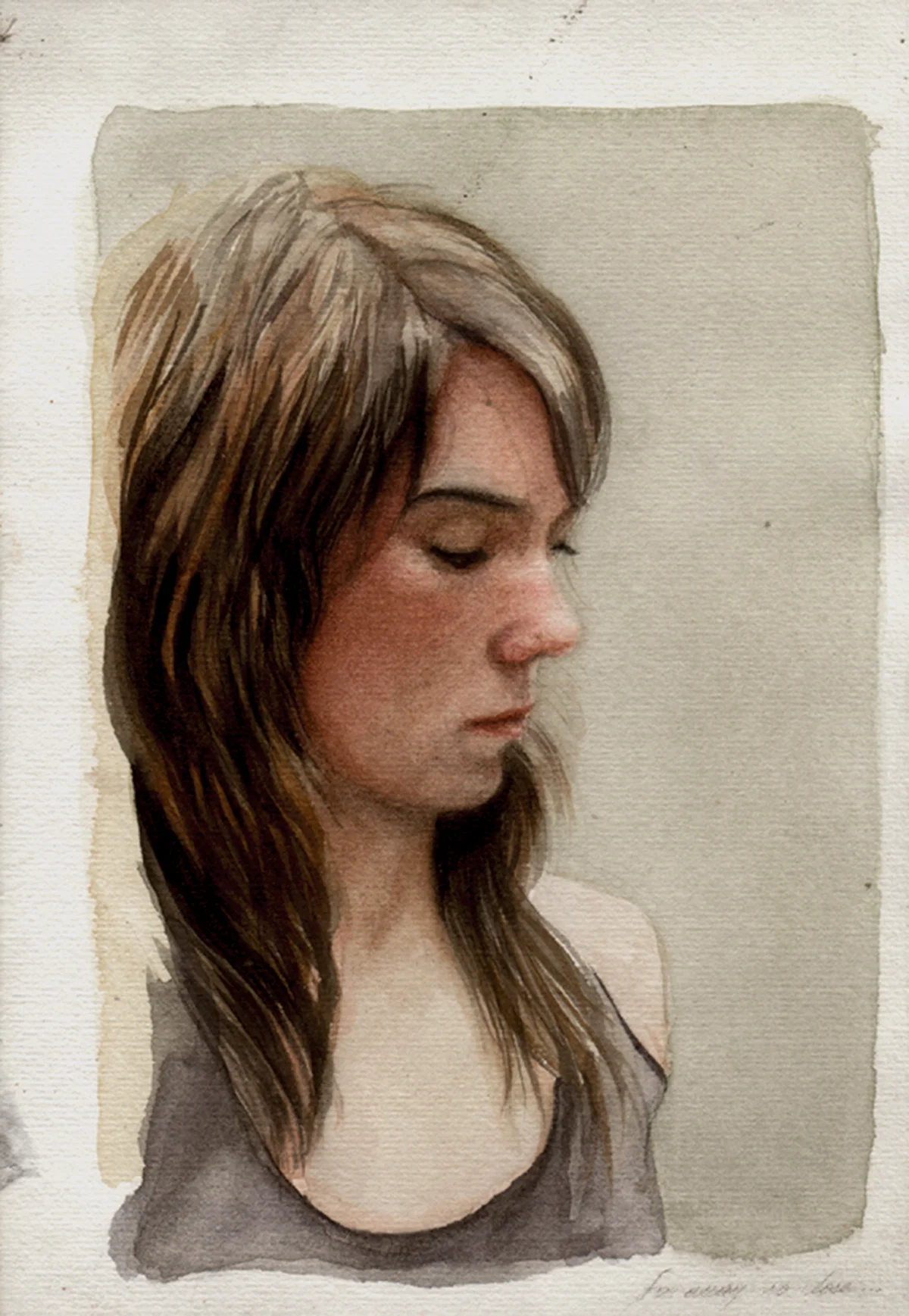 Majo, 12 x 18 cms. Acuarela sobre papel. 2007 