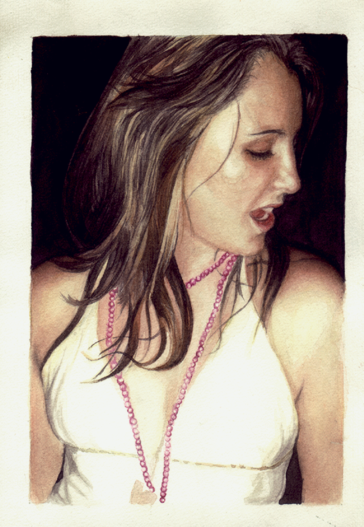 Vivi. 12 x 18 cms. Acuarela sobre papel. 2007