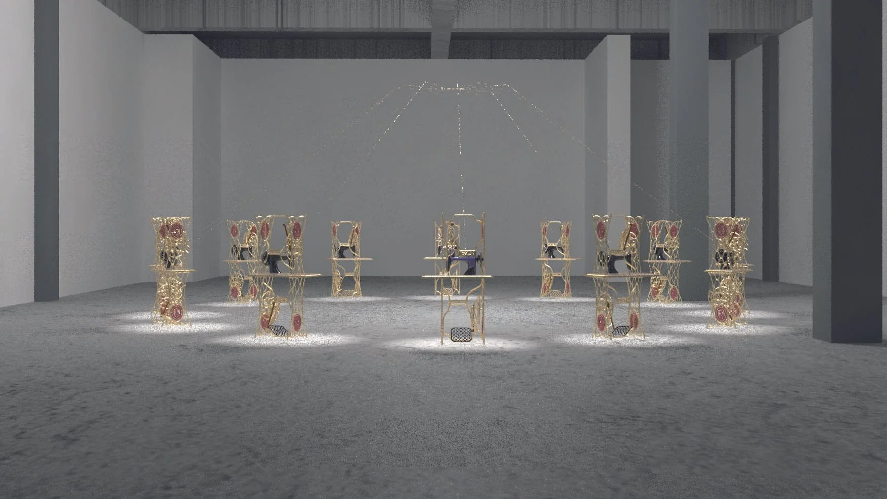 Hilo Vano · Spatial study, 2022. Unrealized configuration.