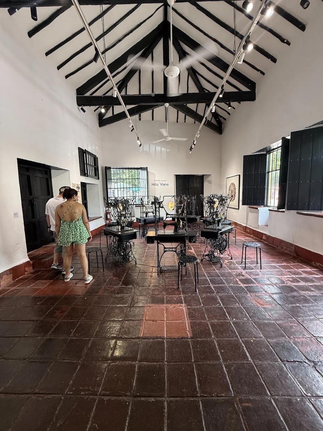 Hilo Vano, 2026 · Installation view. Casa Museo Alfonso López Pumarejo, Honda, Colombia.