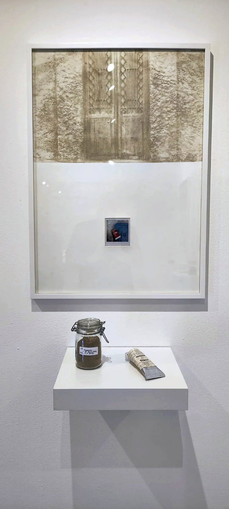 Mordiendo Polvo · Work and dust pigment · VII Biennial of Visual and Plastic Arts, FUGA · Bogotá, Colombia, 2024