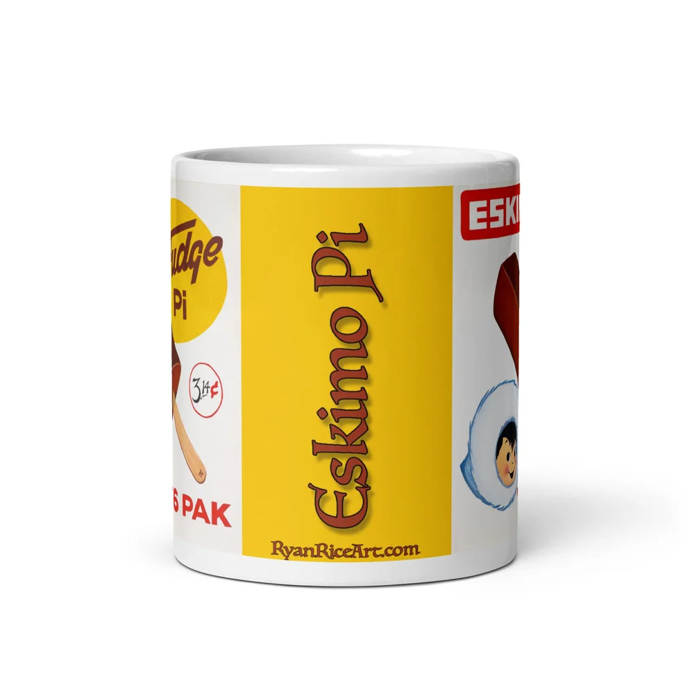 11oz. "Eskimo Pi" Mug  Ryan Rice Fine Art