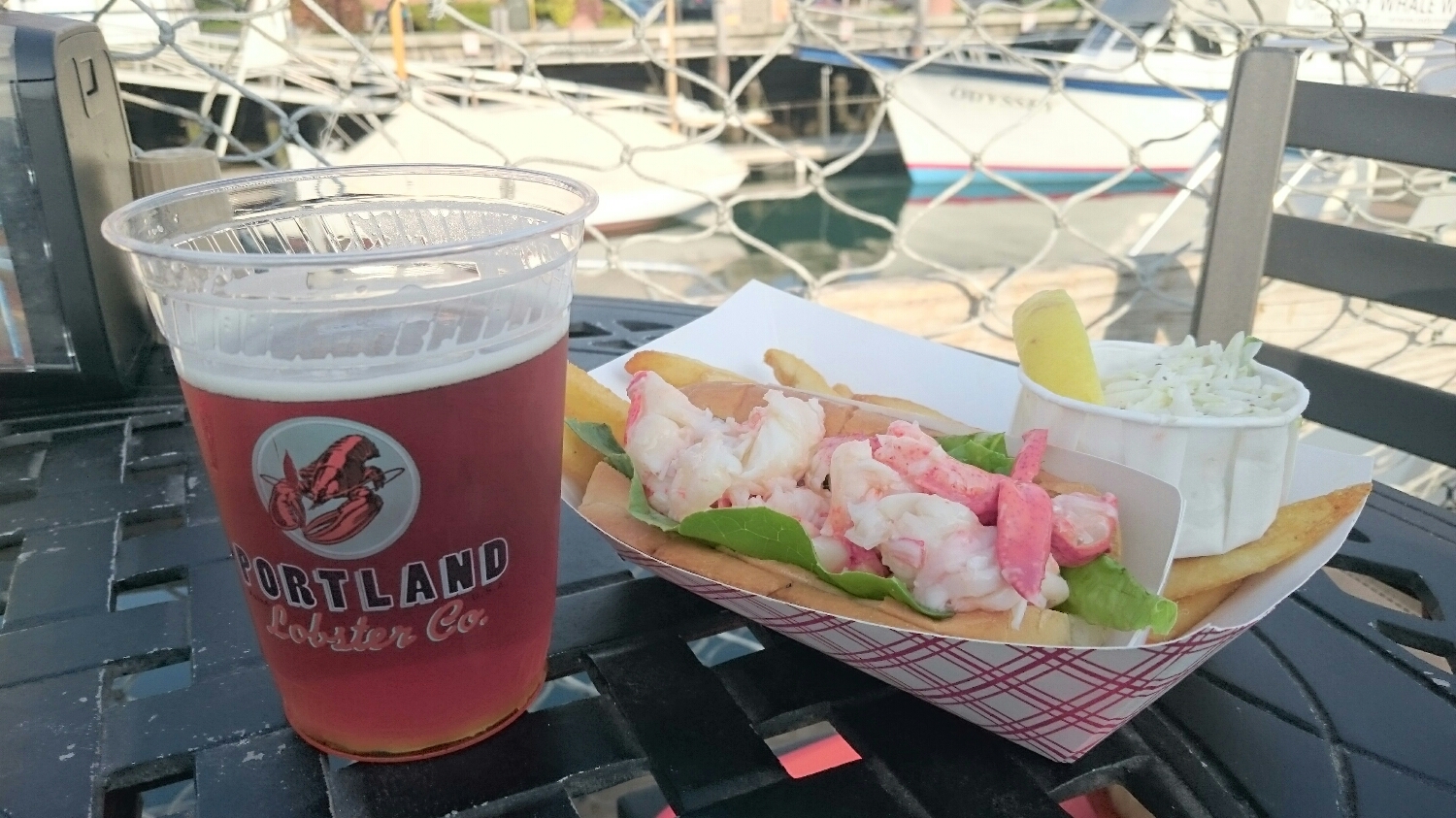 lunch at Portland Lobster Co.