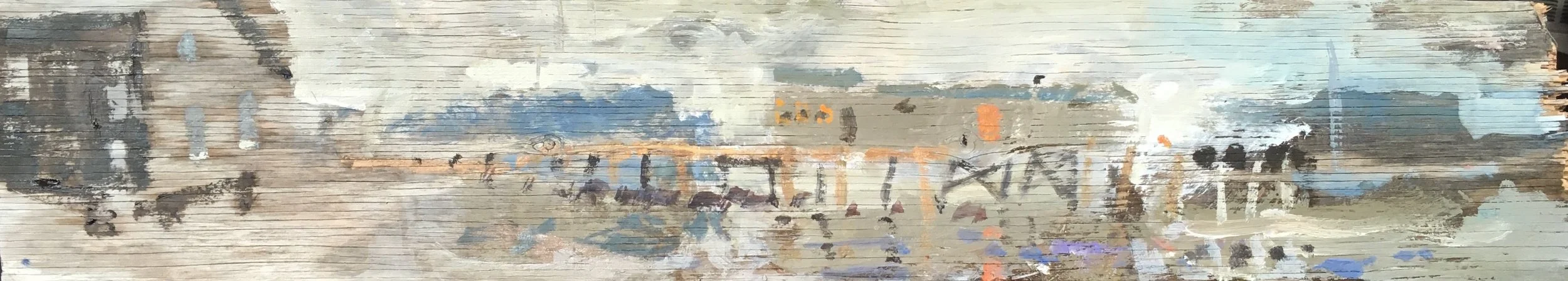 Boat builders yard study. Maine