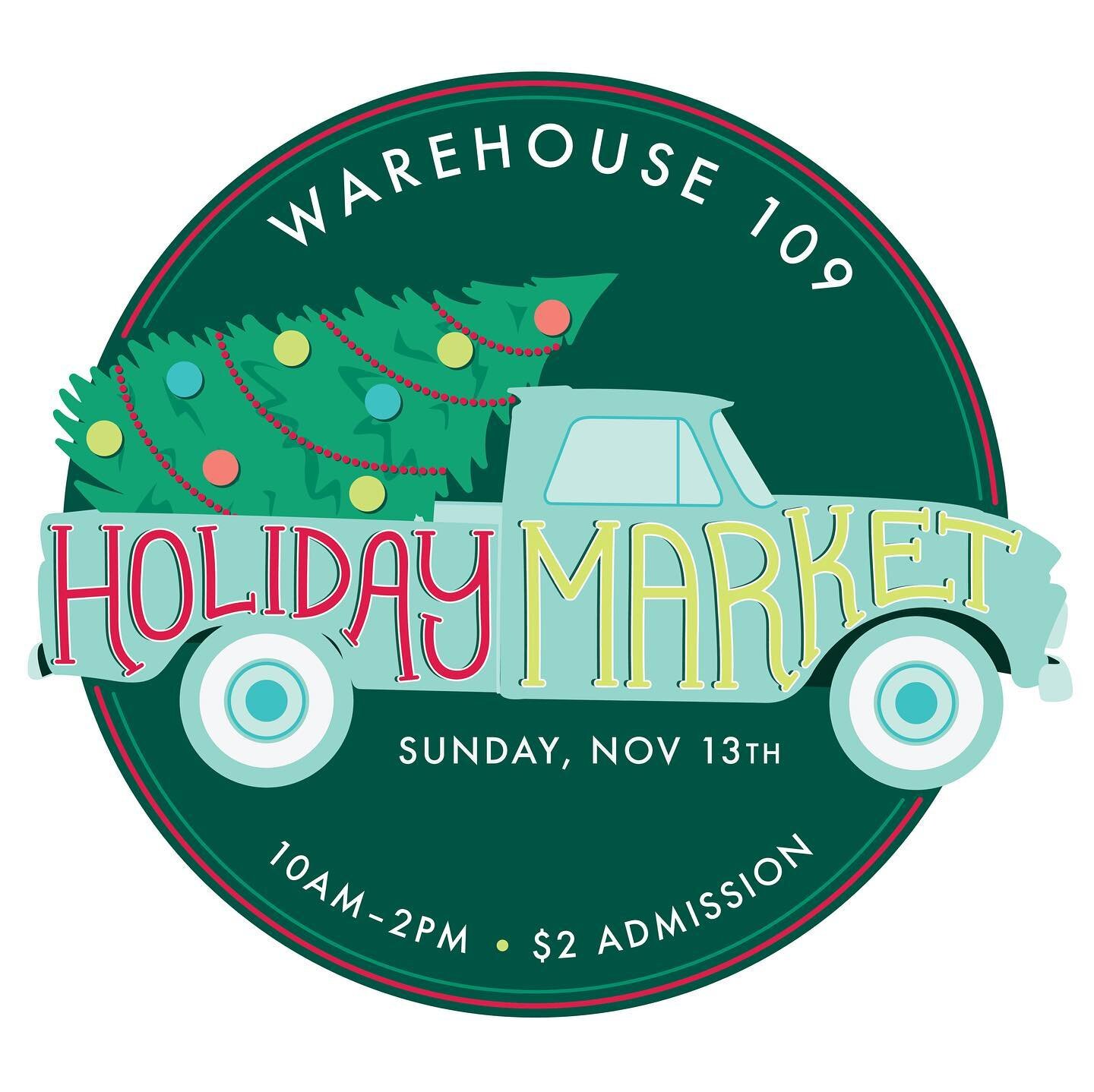 It&rsquo;s about that time to shop 🛍 local at our 5th Annual Holiday Market!! 

We can&rsquo;t wait to see you all on Sunday 🎄