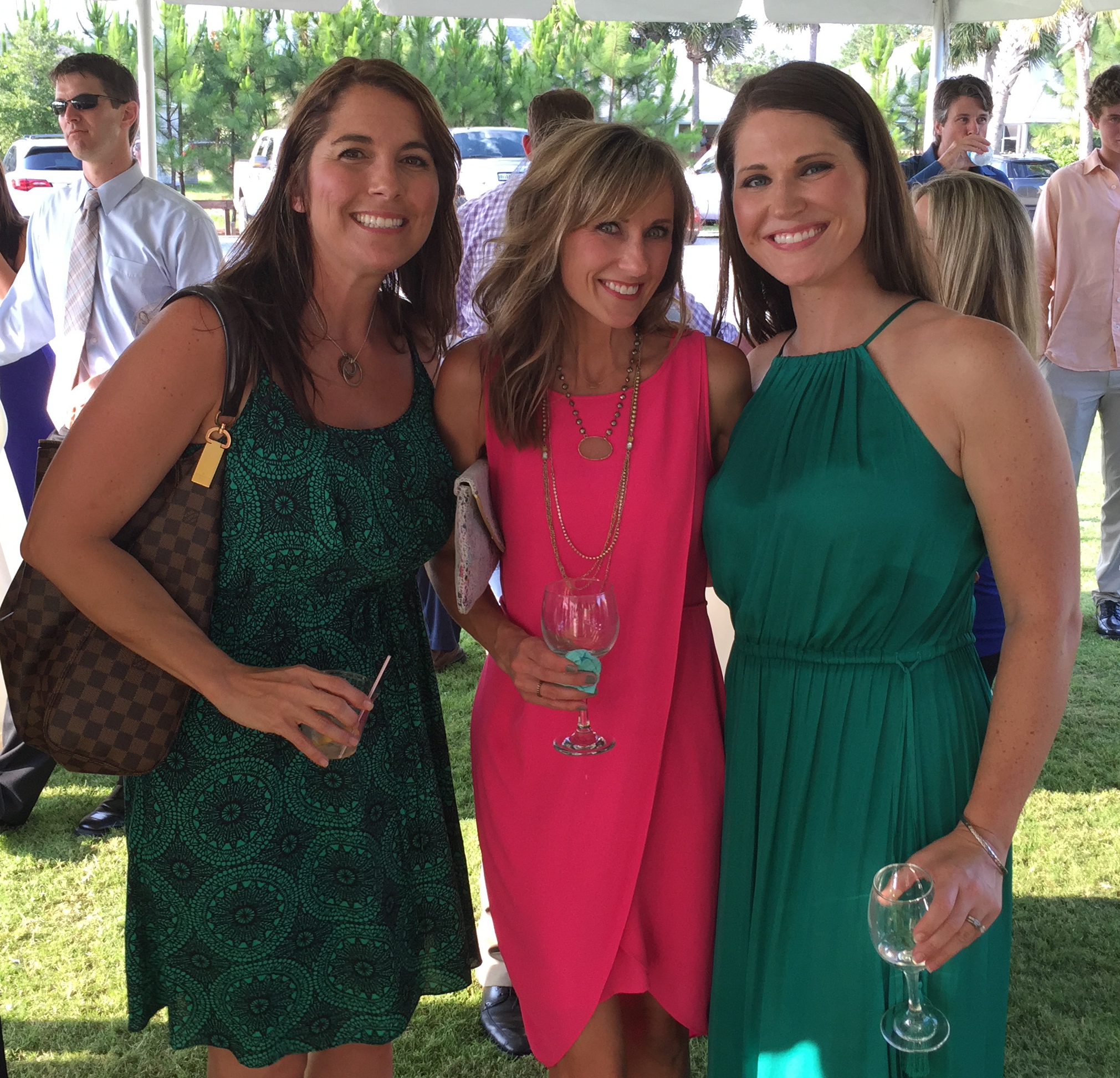(L to R) Misty Parenzan, me & Jennifer Moffatt - my beautiful friends. 