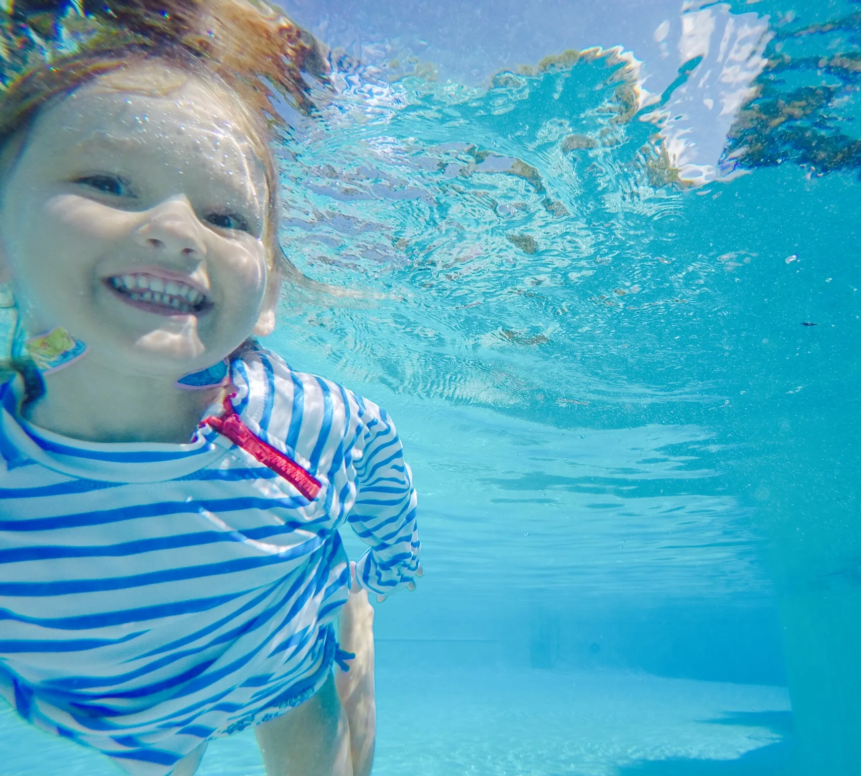 Cooper swimming