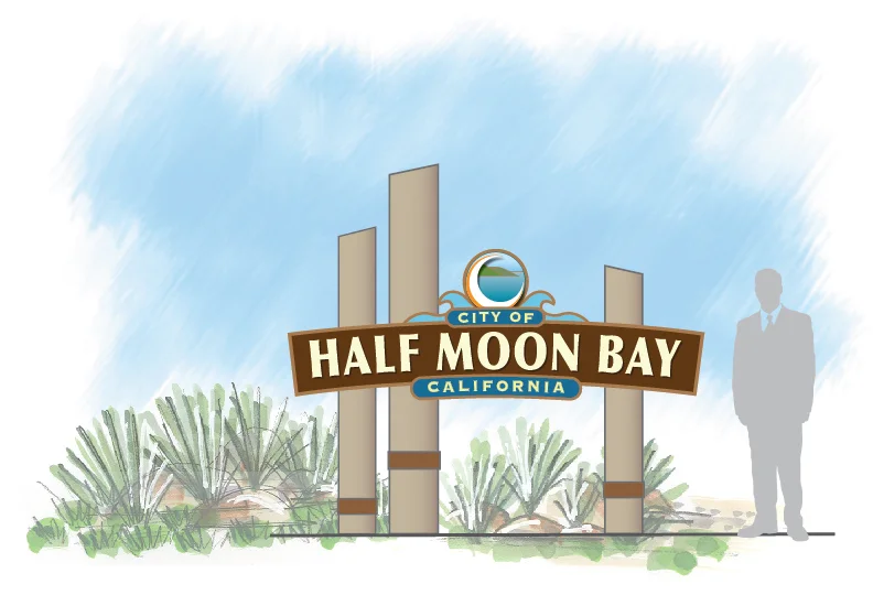 New Wayfinding for Half Moon Bay