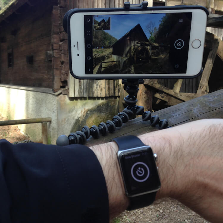Using Apple Watch as a remote shutter release with Slow Shutter Cam App