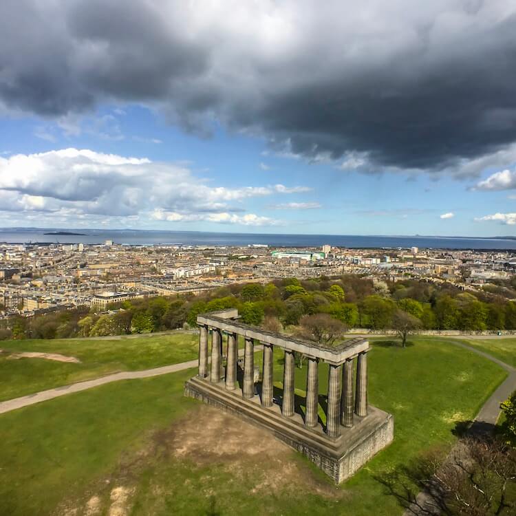 National Monument Edinburgh retouched