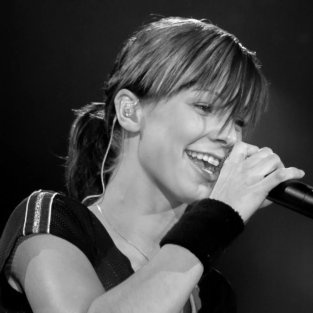 Christina Stürmer at a concert in Vienna