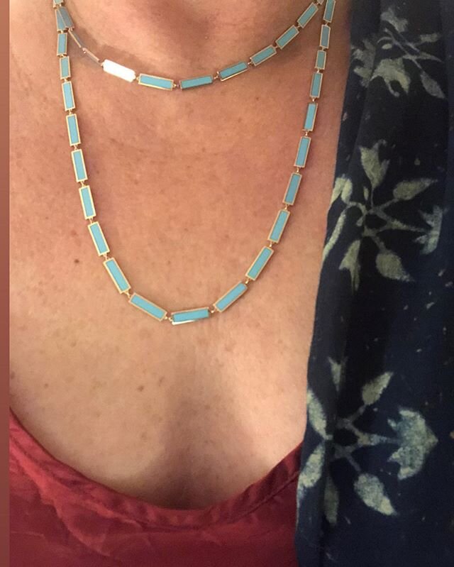 In love with the Italian 14k Gold and Turquoise necklaces. .
.
.
.
.
.
.
.
.
.
#susansiegeljewelry 
#turquoise 
#gold
#finejewelry 
#showmeyournecklace
#necklace
#jewellery 
#jewelry 
#instajewels 
#beautiful
#necklace 
#necklaceoftheday 
Dm for deta